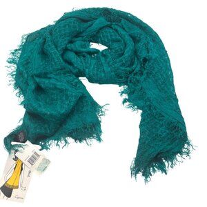 Cejon Women's Loosely Woven Fashion Scarf, Green, OS